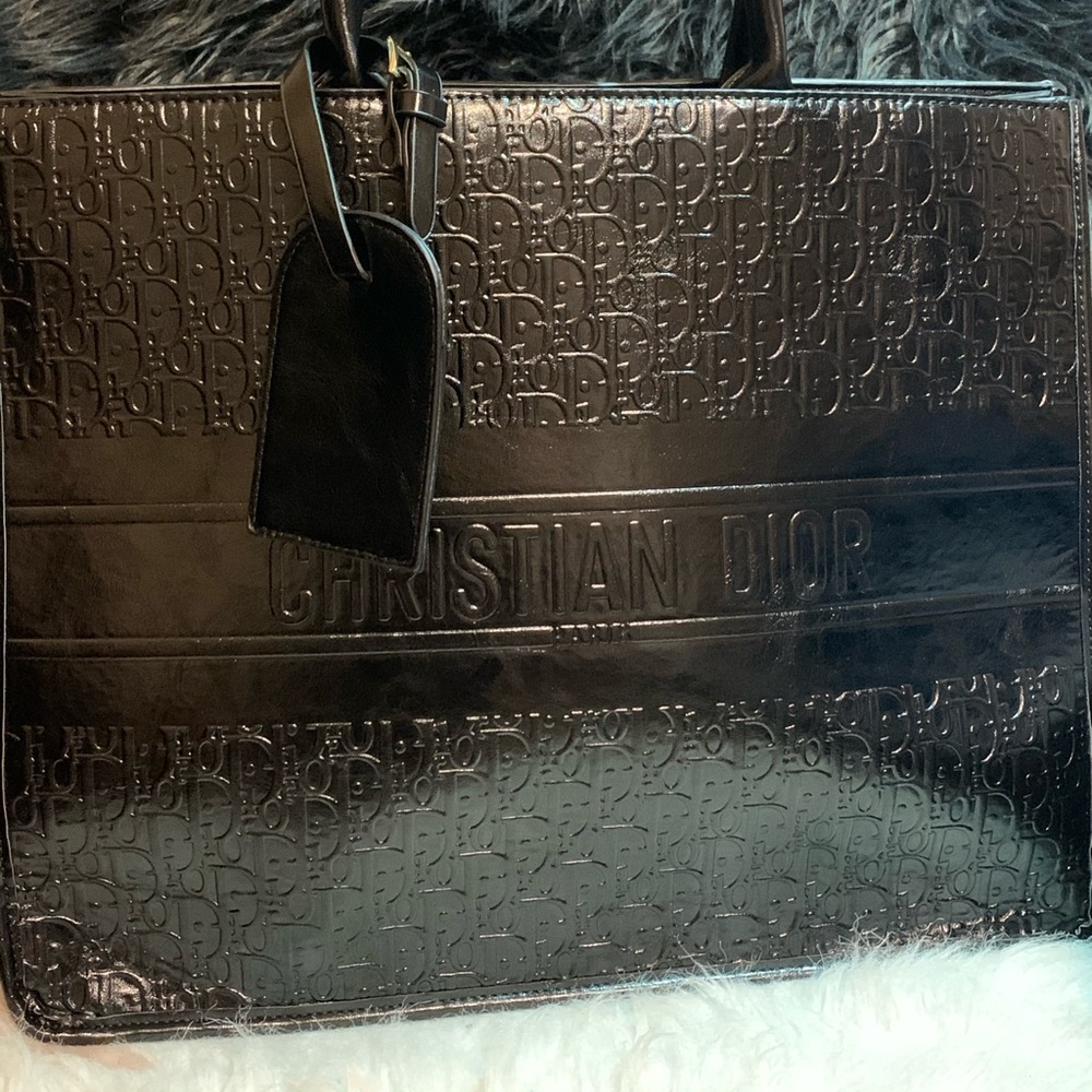 Christian Dior Oblique Book Tote DUPE